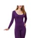 thumbnail image 1 of Guardurnaity Ropa de abrigo, ropa interior de invierno, camisa térmica, multicolor, a la moda, suave, flexible al tacto, accesorios para mujer, ropa femenina Ropa interior Violeta XXL Guardurnaity AP013669-03, 1 of 6