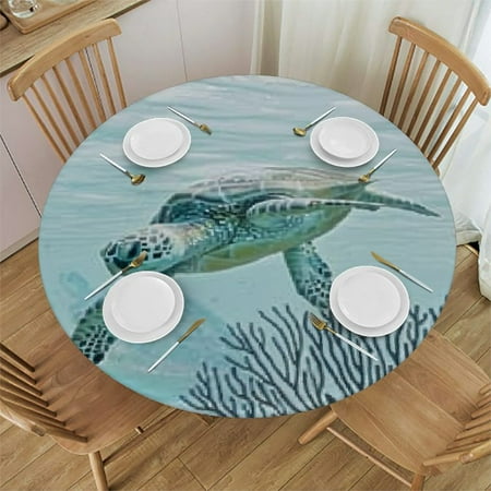 

HAOXIT Table Cloth with Table Wipeable for Table 38-42