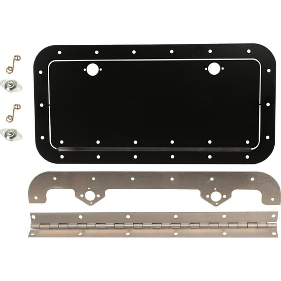 Universal Aluminum Access Door, 6 x 14 Inch, Black