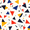 White Geometric, variant on Yayeee Faucet Mat for Kitchen Sink 14.7" Diatomite Long Splash Guard Pad, Abstract Triangles