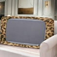 thumbnail image 3 of Renewold Brown Cheetah Print Stretch Couch Seat Cushion Cover Separate Sofa Seat Cushion Cover Flexibility Loveseat Seat Cover Washable Stay in Place for Dogs, Cats, M, 3 of 5