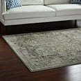 thumbnail image 6 of Modway Enye Distressed Vintage Floral Lattice 8x10 Area Rug in Brown and Silver Blue, 6 of 8