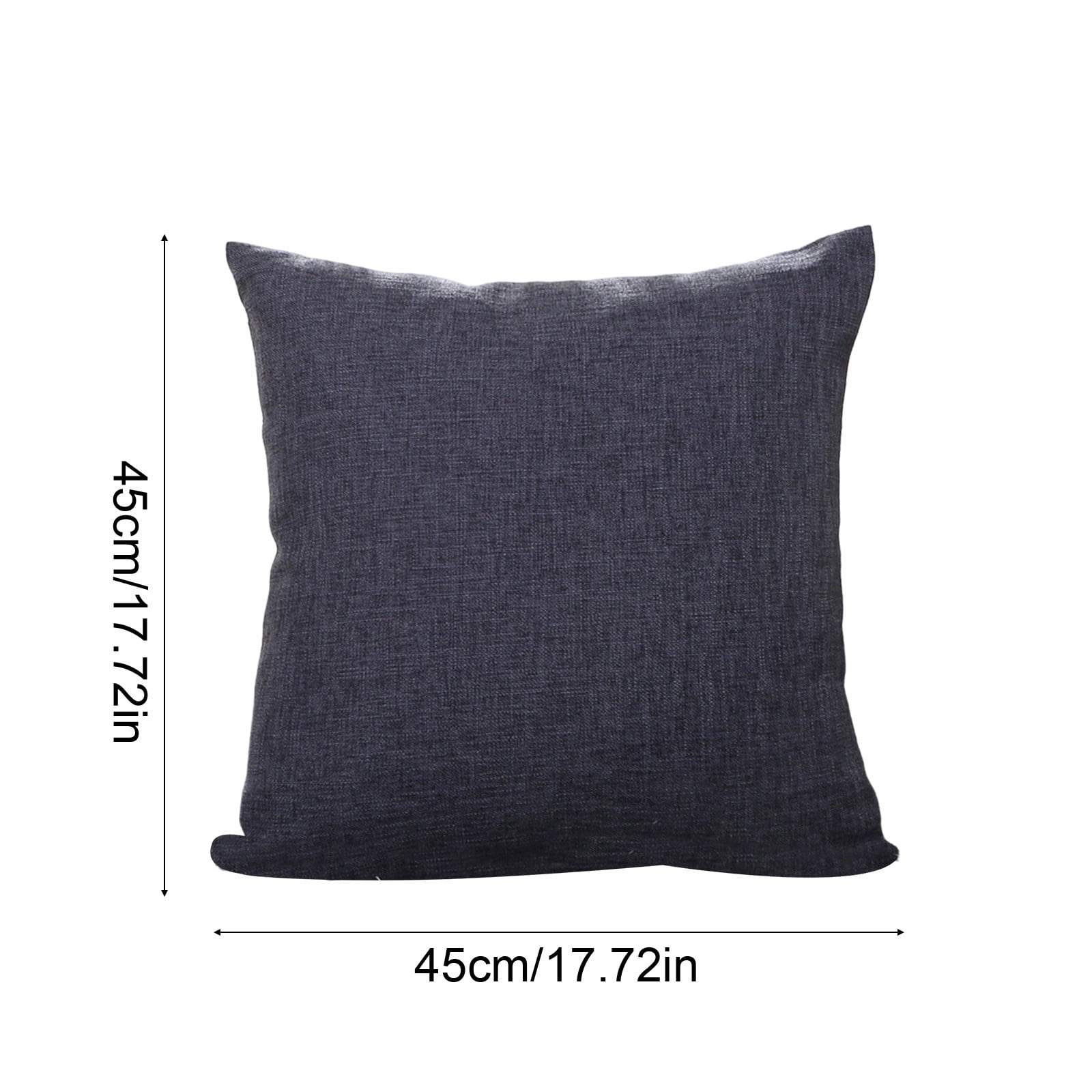 Linen Throw Pillow Cushion Cover with Insert Decorative Pillow for Sofa Couch Bed Living Room Bedroom Outdoor Patio Home Decor Accent Pillow 18x18 Inch Pillow with Zipper