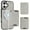 Gray, variant on For iPhone 16 Case with Credit Card Holder,for iPhone 16 Premium Leather Phone Case Removable Wallet Compatible with MagSafe,Wallet Detachable 2-in-1 Women Men,Brown