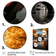 thumbnail image 3 of Designart "Beautiful Cityscape Amsterdam II" Cityscapes Floater Framed Wall Art Living Room, 3 of 7
