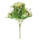 thumbnail image 1 of Ramo de clavel artificial simulación floral decoración hogar oficina decoración tela flor falsa, verde kenally HA8723-03B, 1 of 6