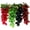 Red&black&drake Red&green, variant on 4 Bunches Artificial Grape Lifelike Simulation Fruit Decorative Fake Dark Red Grapes with Vines Party Garden Home Prop Cabinet Display (36 kernels)