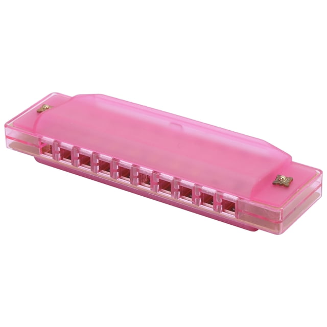 Harmonica, Harmonica Portable Translucide à 10 Trous Instrument de Musique avec Boîte de Rangement Jouet Instrument de Musique pour Enfants Débutants Étudiants Professionnels