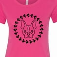 thumbnail image 4 of Inktastic Boston Terrier Dog Idea Women's T-Shirt, 4 of 5