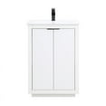 thumbnail image 2 of Manhattan Comfort Malverne 24" Wood Bathroom Vanity Sink in White, 2 of 10