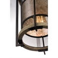 thumbnail image 3 of Maxim Boundry 9" Wide Industrial Black and Barn Wood Mini Pendant, 3 of 6