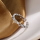 thumbnail image 3 of Feliz Navidad Anillo Regalo Hueco Anillo en Forma de Corazón Luz Circón Anillo Abierto Personalidad Tendencia Señoras Anillo, 3 of 7