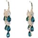 thumbnail image 1 of Pendientes de diamantes de moda para mujer Pendientes largos con flecos de cristal, 1 of 3