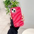 thumbnail image 3 of Luxury Water Wavy Pattern Phone Case For iPhone 11 12 13 14 15 Pro Max 14plus X XR XS Max 7 8 Plus Candy Color Transparent Cover, 3 of 5