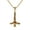 gold, variant on Men Crucifix Cross Pendant with Chain Baptism Christian Jewelry Stainless Steel Gold Antique Jesus Necklace, Gift Packed,Length 24"