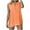 Orange, variant on YDFCWXW Tank Tops for Women 2025 Summer Tops Cotton Linen Sleeveless Button Down Shirts Trendy V Neck Blouses with Side Slit Black, M