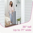 Perma 36” H x 71" W Retractable Baby Gate for 624 Months, Manual