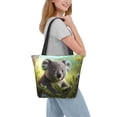 thumbnail image 2 of Fotbe Daisy Koala Bolsa de Playa con Estampado, Bolsa de Hombro, Bolsa de Mano Espaciosa, Bolsa de Viaje Ligera, Bolsa de Compras Versátil, 2 of 6