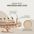 thumbnail image 4 of Hands Craft 3D Modern Wooden Puzzle: Cruise Ship, 4 of 7