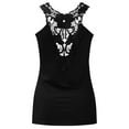 thumbnail image 5 of Babysbule Clearance Womens Summer Top Women's Hollow Out Lace Tank Tops Print Sleeveless O Neck Tunic Shirts Blouse, 5 of 6