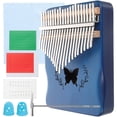 thumbnail image 1 of Miangastore 1 Set Thumb Piano Portable Kalimba 21 Keys Hand Piano Musical Instrument (Blue), 1 of 9