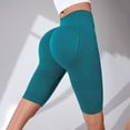 thumbnail image 2 of 3D Anti Cellulite Short Leggings High Waisted Butt Lifting Tummy Control for Gym Workout Leggings L, 2 of 5