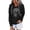 K809 Black, variant on Likimi Halloween Womens Hoodies Long Sleeve Hallowmas Skull Print Hooded Sweatshirt For Women Loose Fit Fashion Casual Pullover Tops Size 2Xl