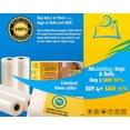 thumbnail image 4 of Vacuum Sealer Rolls - 11" X 25' (4 Pack  100ft) Heavy-duty 33% Thicker Works With Foodsaver Weston Anova & More Food Storage Sous Vide Freezer Microwave Boil Safe, 4 of 8