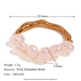 thumbnail image 6 of Women's Fashion Stitching Metal Ring, 6 of 10
