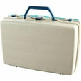 thumbnail image 5 of Plano Two Tier Satchel Tackle Box, Aqua Blue/Sandstone, 16.88”L x 12”W x 5”H., 5 of 8