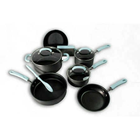 

Rachael Ray 11-Piece Hard Anodized Aluminum Cookware Set Gray