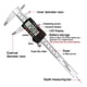 thumbnail image 3 of Calibrador Vernier Digital Uso Industrial Todo Metal 0.01mm, 3 of 8