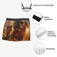 thumbnail image 3 of Kdxio Men's Boxer Briefs with Cat Dog Friendship Print - Comfortable and Breathable Underwear for Everyday Wear, 3 of 5