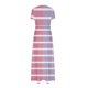 thumbnail image 5 of Vestido Corto de Verano de la Moda de las Mujeres Impreso de Manga Corta Cuello Redondo Tobillo de Longitud Vestido Casual, 5 of 5