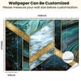 thumbnail image 3 of Peel and Stick Wallpaper Canvas seamless abstract modern marble agate gold mosaic art artificial stone Modern Art Wall Mural Decor Self Adhesive and Removable 100in x 144in, 3 of 7