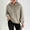 Gray, variant on Hoodie for Women Cozy Soft Long Sleeve Double-Sided Fleece Solid Color Warm Fuzzy Fleece Purple Hooded for Young Women Daily Comfort Sweatshirt,S