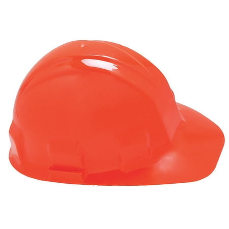 Jackson Safety Sentry III Hard Hat (14423), 6-Point Ratchet Suspension, Low Profile Safety Cap, Hi-VIZ Orange, 12 /