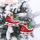 thumbnail image 1 of 2pcs Christmas Balls Ornaments Tree Hanging Pendant Santa Candy Snowman Doll Xmas Decorations for Home New Year Party Navidad, 1 of 5