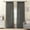 Dark Grey, variant on Nalqet Pinch Pleated Linen Curtains 84 inch Length 2 Panels Set, Light Filtering Linen Blend Sheer Drapes Memory Trained Pleated Curtain Back Tab with Hooks Rings for Living Room Bedroom, Natural