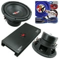 thumbnail image 1 of Gravity GR-2000.2 4000W Amp + 2x Soundxtreme ST-412 12" 4000W Car Subs + KIT Bundle, 1 of 5