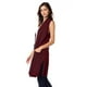 thumbnail image 2 of Chaleco ligero tejido con bolsas color Vino AMAD Casual para mujer Talla M, 2 of 5