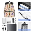 thumbnail image 6 of Gukieu Dogs In Different Poses Print Backpack, Waterproof Backpack with Adjustable Shoulder Straps, Suitable for Campus, Business, Travel, Unisex, 6 of 6