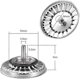 thumbnail image 1 of Stainless Steel Kitchen Sink Strainer, Drainage Strainer, Kitchen Sink Stopper, 1 of 4