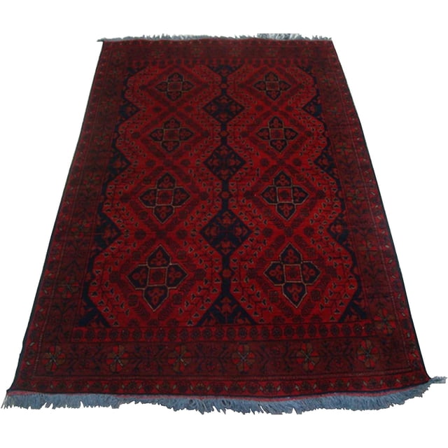 Afghan Khal Muhamadi Exclusive Designed Rectangle Wool Area Rug Hand Knotted Carpet 6' x 4'