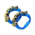 thumbnail image 2 of yotijay 2 Pieces Mini Percussion Tambourines Hand Bell Musical Tambourine Shaking Rattle blue, 2 of 9