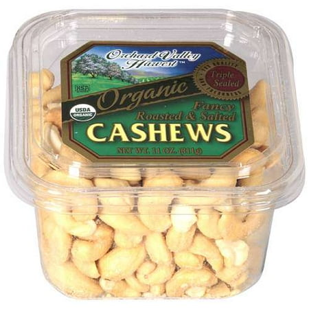Orchard Valley Harvest: Organic Fancy Roasted & Salted Cashews, 11 oz