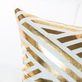 thumbnail image 5 of SLYNSHome Gold Foil Printing Pillow Case Sofa Waist Throw Cushion Cover Home Decor, 5 of 6