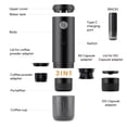 thumbnail image 5 of 17 Bar Portable Espresso Machine with Heating Function, Compatible with Nes/DG Capsules & Ground Coffee, Mini Coffee Maker for Car, Hiking, Office & Outdoor Use, 5 of 16