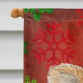 thumbnail image 3 of Carolines Treasures SS4680CHF 28 x 40 Po. Chihuahua Flocons de Neige Rouges et Verts Drapeau de Noël en Toile Taille Maison, 3 of 4
