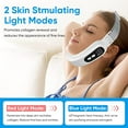 thumbnail image 4 of Double Chin Reducer Machine, Electric Face Lift Device, 6 Modes Intelligent Skin Lifting Firming Facial Massager with Blue Red Light, Lifting & Shaping V-Face, 4 of 6